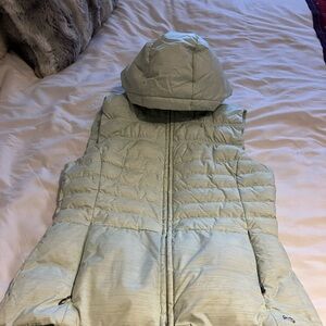 Prana Sage Green Puffer Vest